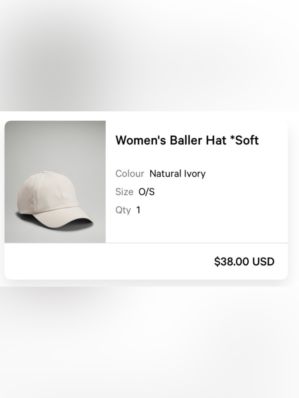 lululemon athletica Women's Baller Hat Natural Ivory